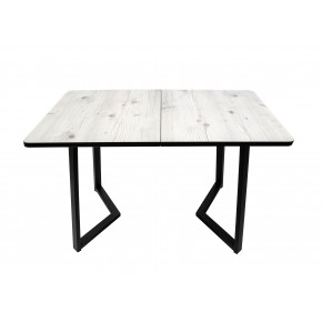 Стол ВВР Миллер Бискайская сосна/черный №5, пластик 120-160/80